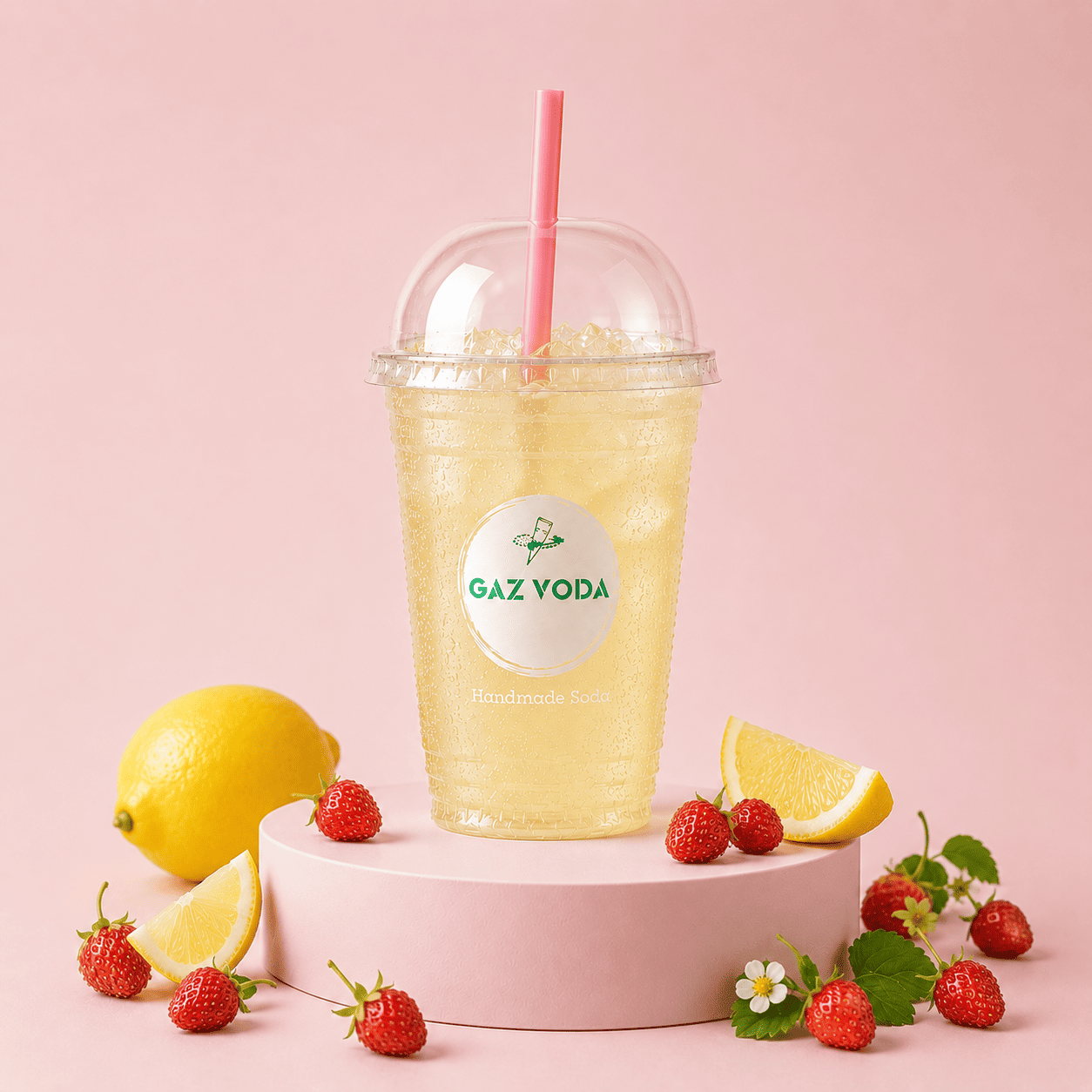 Lemon Wild Strawberry Gazvoda